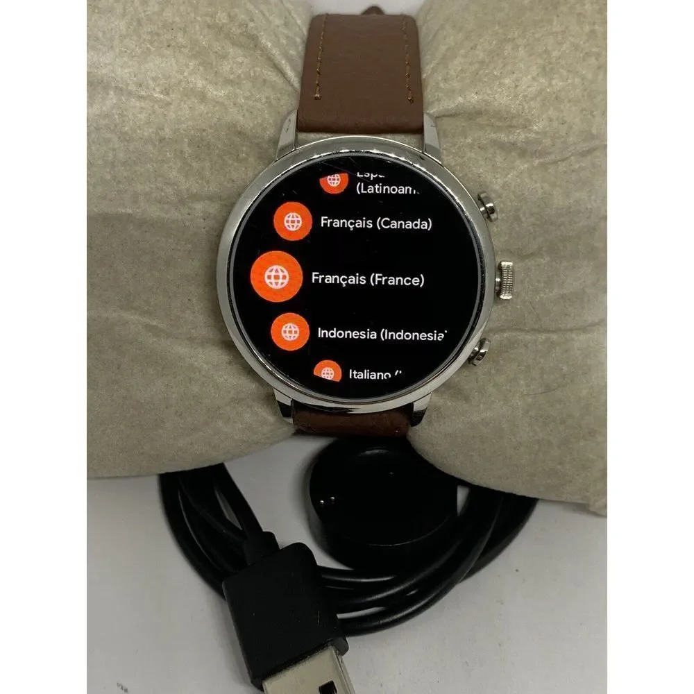 Fossil Gen 4 Authentic Digital Dial Smart Watch Custom Band FTW6018 BA156